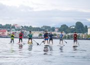 Stand Up Paddle, Olahraga Mendunia jadi Tren di Manado SUlawesi Utara